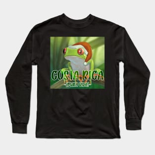 Costa Rica Pura Vida X-Mas Long Sleeve T-Shirt